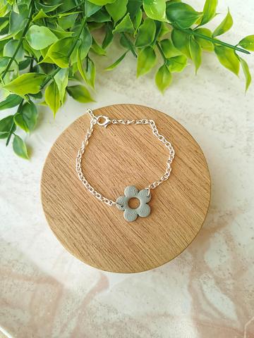 Sage Charm Bracelet - Flower