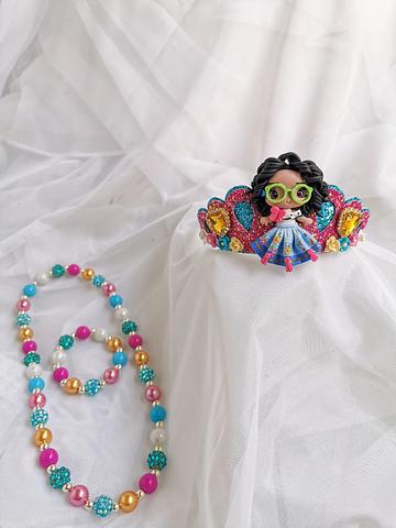 Mirabel Inspired Crown and Bead Set